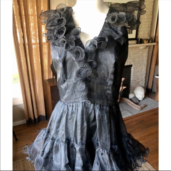 RARE Vintage Jay Morley for Fern Violette Gown - Picture 2 of 7